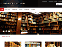 Tablet Screenshot of castillofreyre.com